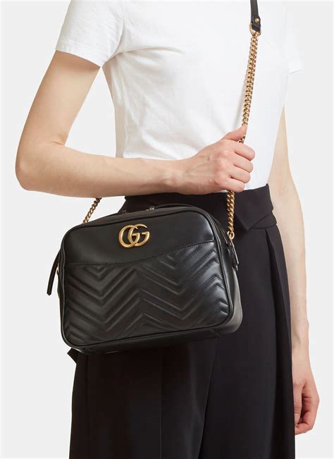 gucci marmont mini round shoulder bag review|gg marmont matelassé small bag.